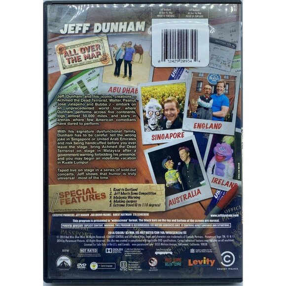 Jeff Dunham: All Over the Map (DVD, 2014, Canadian) Ventriloquist Puppets - Picture 3 of 5